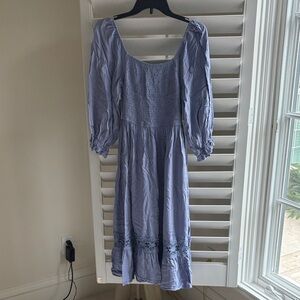 Chic Lavender Long Sleeve Dress